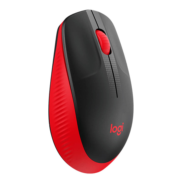 Mouse Inalámbrico Logitech M190 Rojo - 910-005904 