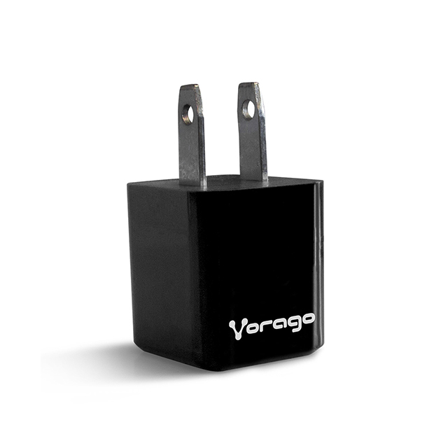 Cargador Universal Vorago 1 Puerto USB 2.0 para pared - AU-105-V2-BK