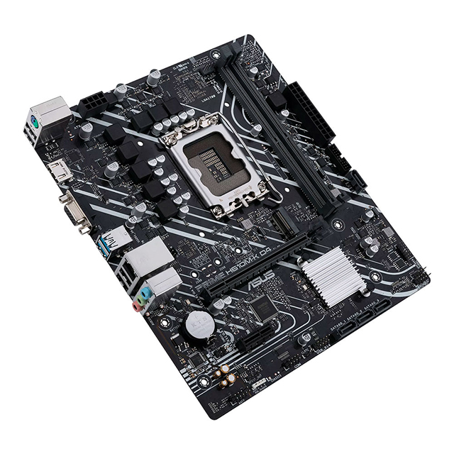 Tarjeta Madre Asus Prime H610M-K D4-CSM, Micro-ATX, 12th Gen Intel, LGA1700, DDR4 3200Mhz, x1 M.2