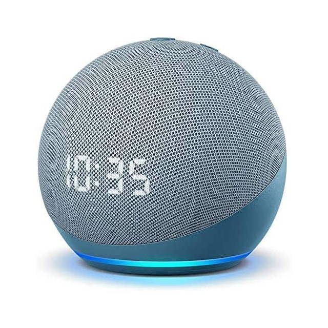 Echo Dot, Bocina Inteligente con reloj y Alexa