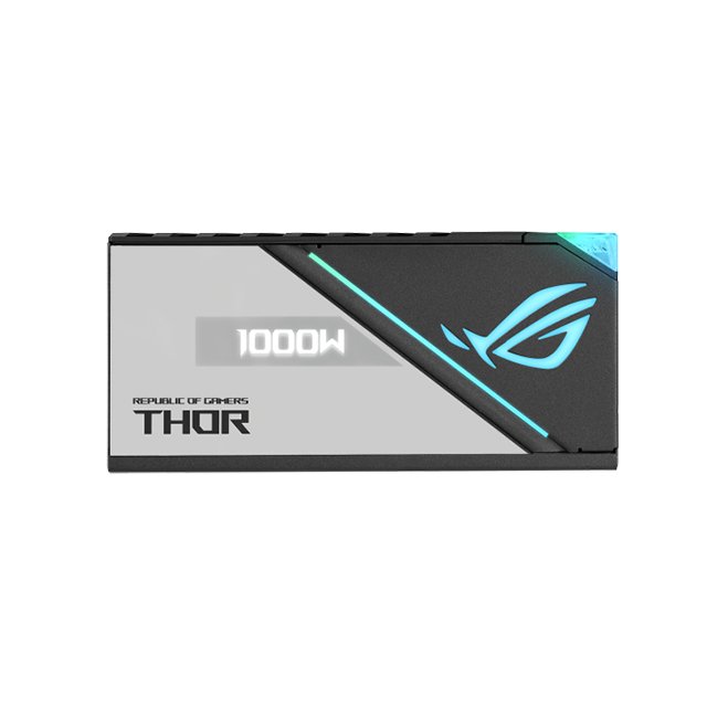 Fuente de Poder Asus ROG Thor 1000W Platinum II, 80 Plus Platinum, Pantalla OLED, Aura Sync - ROG-THOR-1000P2-GAMING