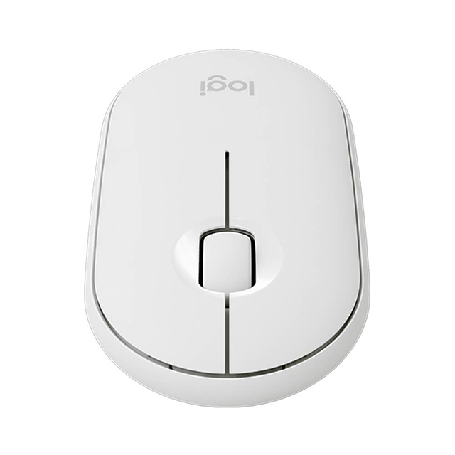 Mouse Logitech Pebble M350 Off-White, Inalámbrico, 3 Botones, 1,000 DPI - 910-005770