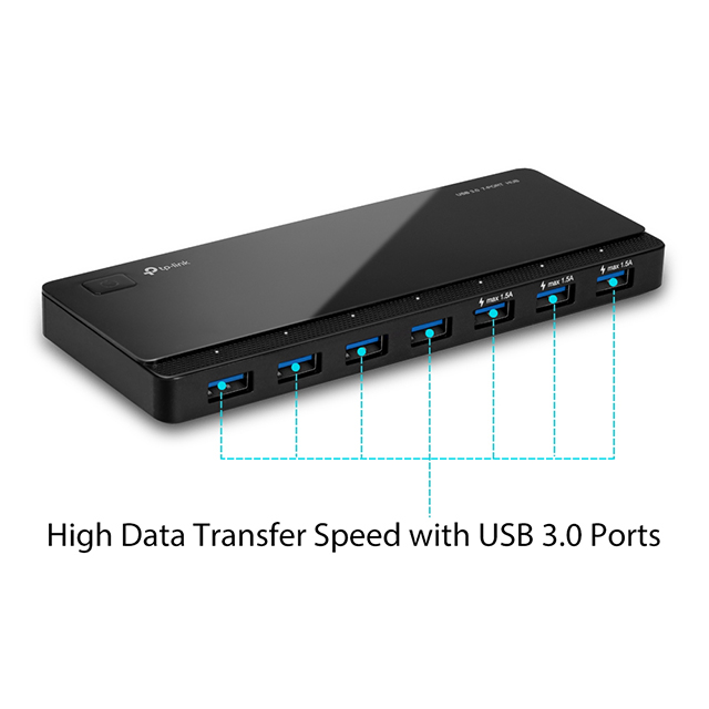 HUB TP-Link UH700 de 7 Puertos USB 3.0