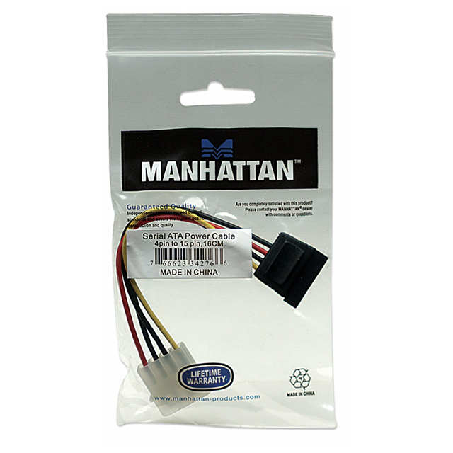 Cable de Corriente Molex a SATA Manhattan - 342766
