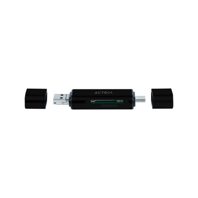 Lector USB Acteck Gate Edit DH450 USB A / USB C / MicroUSB / SD + Micro SD - AC-934824