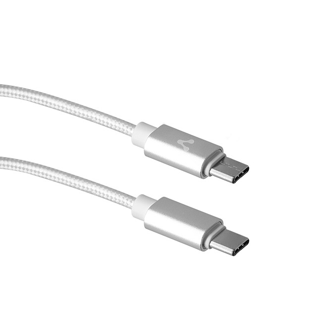 Cable Vorago USB-C a USB-C Blanco 1 Metro - CAB-124-WH