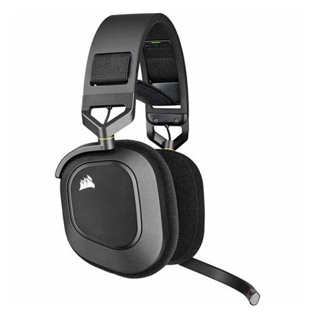 Diadema Corsair HS80 RGB USB Negros / Alámbrico / USB / PC / Mac / 7.1 Surround - CA-9011237-NA