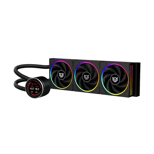 Enfriamiento Líquido Balam Rush Hydrox Expert HYX36, 360mm, 3 Ventiladores, Display LCD 2.1", RGB, Negro - BR-941822