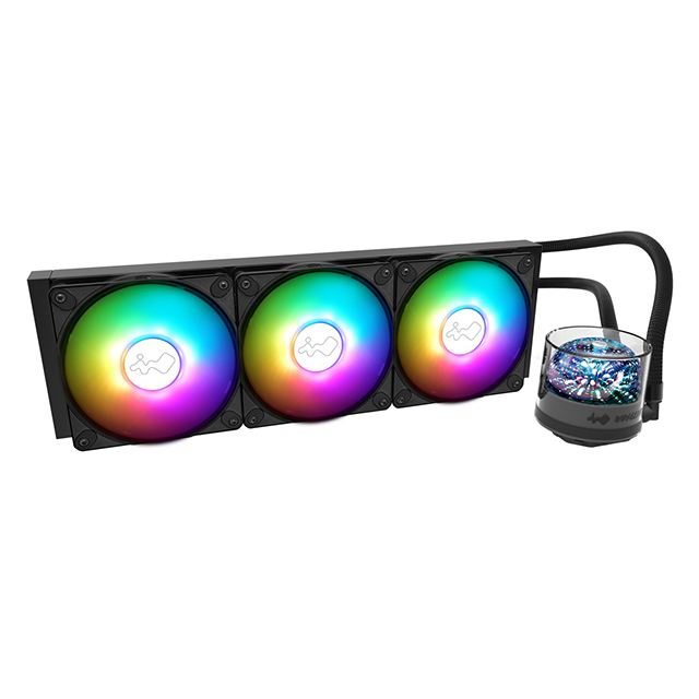 Enfriamiento Líquido In Win NR36 Sistema Nebula, 360mm, 3 Ventiladores, ARGB, Negro - NR36