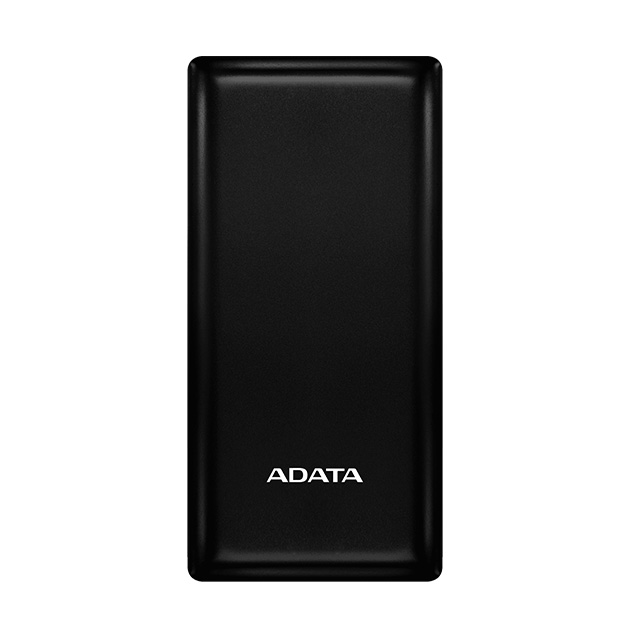 Power Bank ADATA C20 Negro, 20,000 mAh, Carga simultánea de 3 dispositivos, Indicador LED, USB-A y USB-C - PBC20-BK