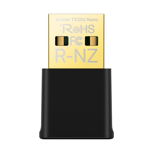 Tarjeta de Red USB Nano Doble Banda Inalámbrica AX1800 TP-Link Archer TX20U Nano | Wi-Fi 6 | 2.4GHz | 5.0GHz - AC-12237