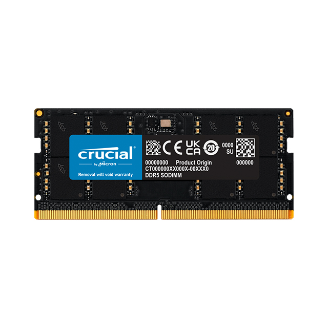 Memoria RAM Crucial 48GB DDR5-5600 SODIMM, 262-pin, CL46, 1.1V - CT48G56C46S5