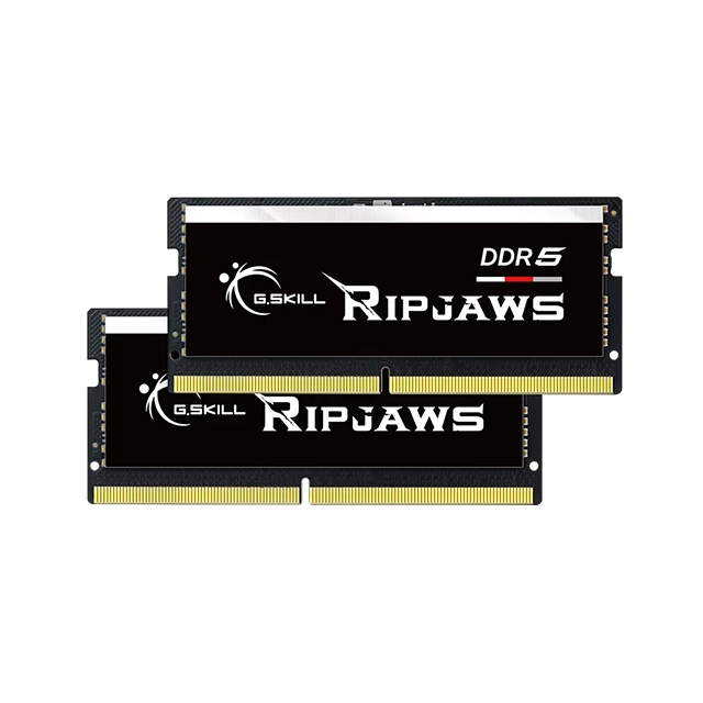 Memoria RAM G.SKILL Ripjaws 32GB (2x16GB) DDR5-5600 SO-DIMM, CL40, 1.10V, Intel XMP 3.0 - F5-5600S4040A16GX2-RS