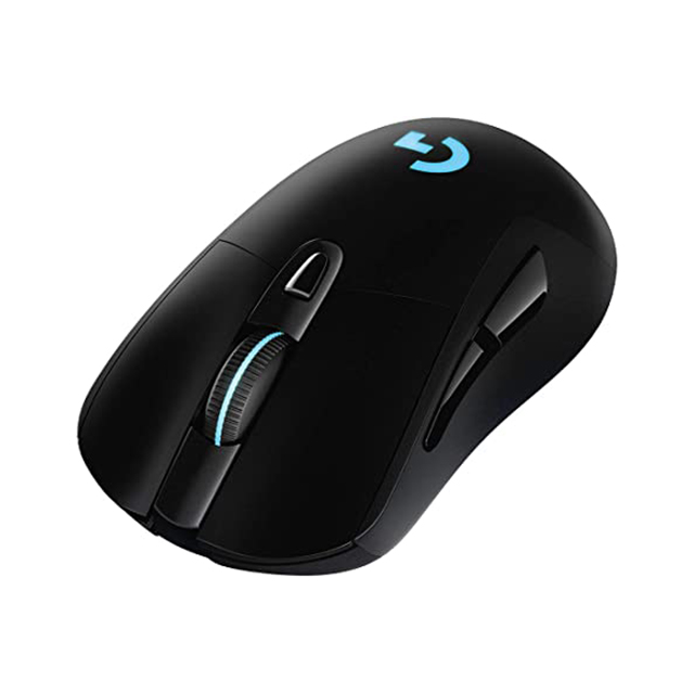 Mouse Logitech G703 Lightspeed Hero, Inalámbrico, Lightsync RGB 16,000 DPI - 910-005639