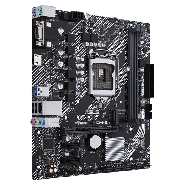 Tarjeta Madre Asus Prime H410M-E, 10th Gen Intel, LGA 1200, Micro ATX, DDR4 2933Mhz, M.2