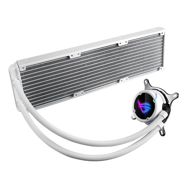 Enfriamiento Liquido Asus ROG Strix LC 360 RGB White Edition, 360mm, Aura Sync