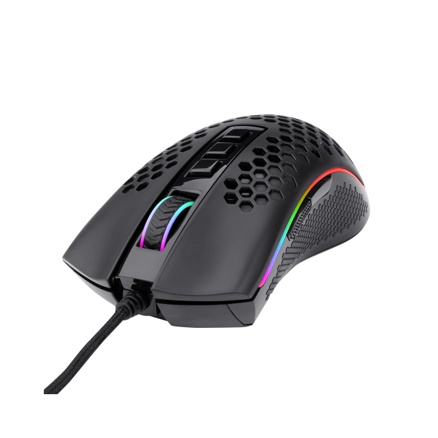 Mouse Gamer Redragon Storm Elite M988-RGB, Alámbrico, 16,000 DPI, 8 Botones Progamables, Pixart 3389 óptico