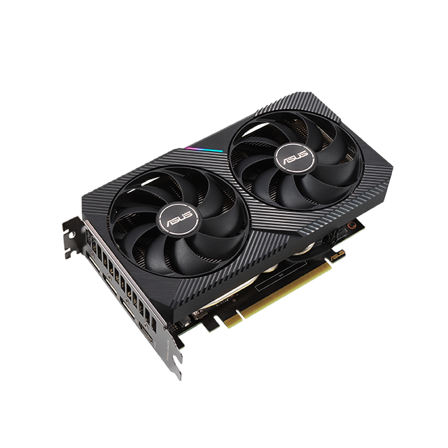 Tarjeta de video Nvidia Asus Dual Geforce RTX 3060 v2 OC Edition 12GB GDDR6, Aura Sync - DUAL-RTX3060-O12G-V2