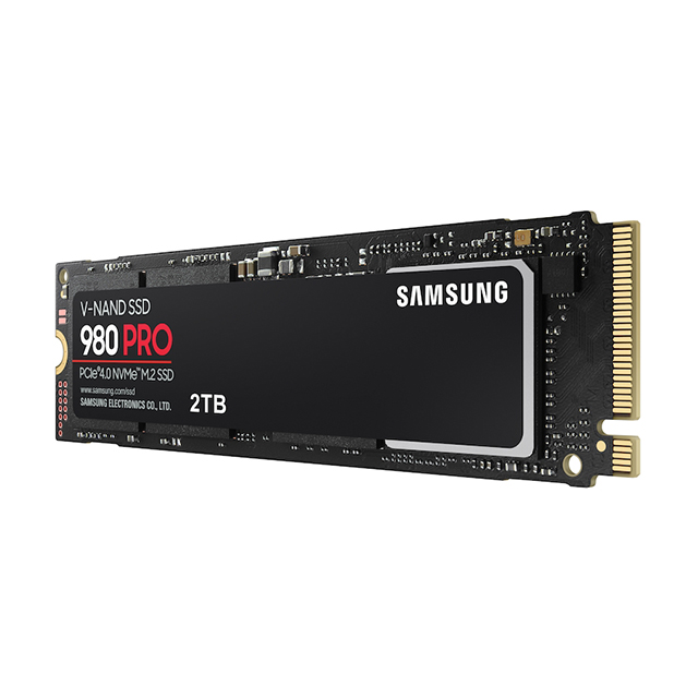 Unidad de Estado Solido SSD NVMe M.2 Samsung 980 Pro, 2TB, 7,000/5,000 Mb/s, PCI Express 4.0 - MZ-V8P2T0B/AM