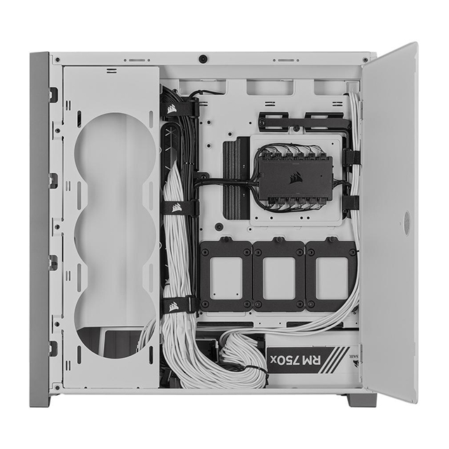 Gabinete Corsair ICUE 5000X RGB QL Edition True White, Cristal Templado, 4 Ventiladores Premium ICUE QL120 RGB, ATX - CC-9011233-WW