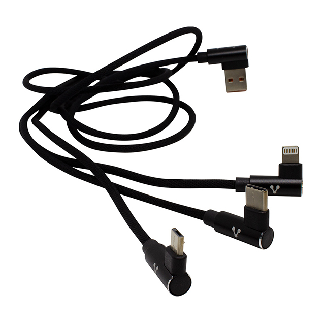 Cable Vorago USB a Micro USB | USB-C | Lightning - CAB-308