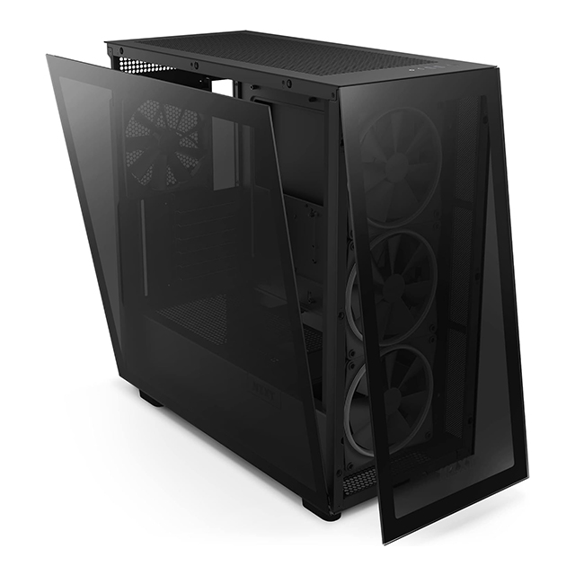 Gabinete NZXT H7 Elite Negro, E-ATX, Cristal Templado, 3 Ventiladores RGB Serie F, 1 Ventilador Serie F, Soporte GPU Vertical - CM-H71EB-01