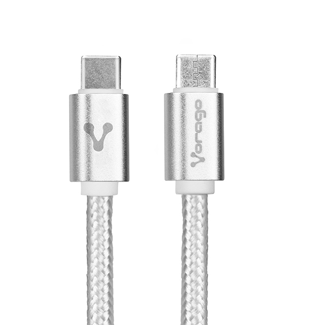 Cable Vorago USB-C a USB-C Blanco 1 Metro - CAB-124-WH