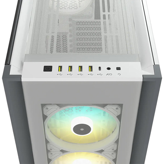 Gabinete Corsair ICUE 7000X RGB White, Cristal Templado, 4 Ventiladores SP140 RGB ELITE, ATX - CC-9011227-WW