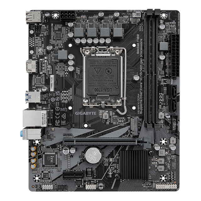 Tarjeta Madre Gigabyte H610M K DDR4, Micro-ATX, LGA 1700, Intel H610, DDR4 3200MHz, PCIe 4.0, HDMI - H610M K DDR4