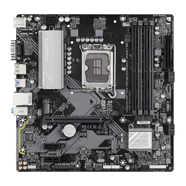 Tarjeta Madre GIGABYTE B760M D3HP DDR4, Micro-ATX, 12th, 13th & 14th Gen Intel, LGA 1700, DDR4 5333MHz (OC), PCIe 4.0