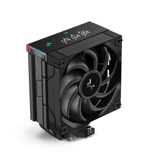 Disipador para CPU DeepCool AK400 Digital Pro | 120mm | 1 ventilador | ARGB | 25 dBA | 500~1750 RPM | Torre Simple | Pantalla LCD | Soporte Universal - R-AK400-BKAPMN-G