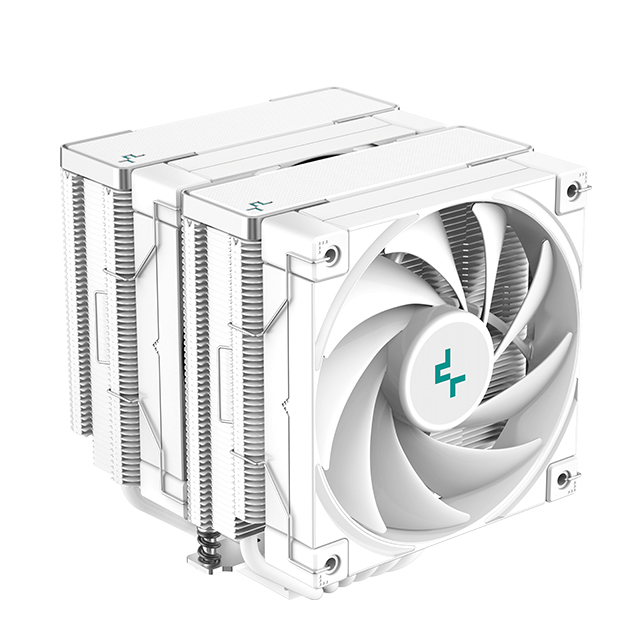 Disipador para CPU DeepCool AK620 WH | 120mm | 2 ventiladores | ≤28 dBA | 500~1850 RPM | Doble Torre | Soporte Universal - R-AK620-WHNNMT-G-1