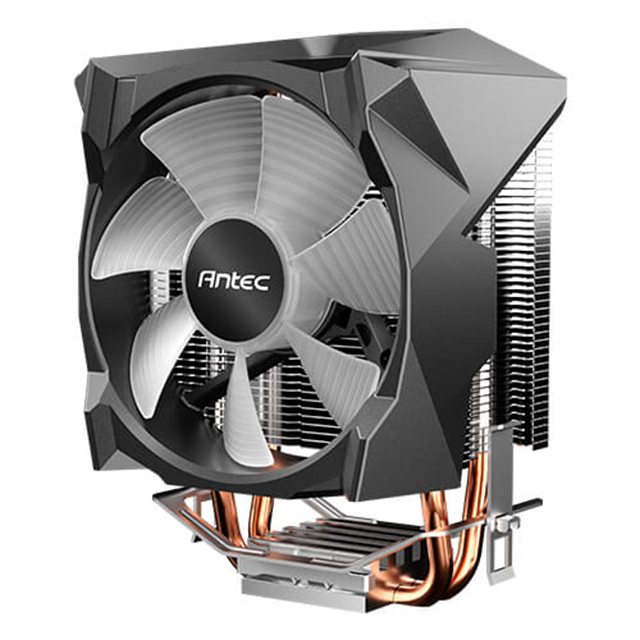 Disipador para CPU Antec A30 Neo ARGB | 92mm | 1 ventilador | ARGB | 23.2 dBA | 800~2000 RPM | 2 Heat Pipes | Soporte Universal - A30-NEO-ARGB