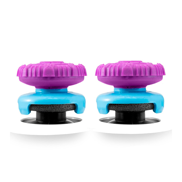 KontrolFreek - Battle Royale - para PS4 y PS5 | Performance Thumbsticks | 2 Alturas Elevadas, Precisión y Agarre Mejorados | Morado