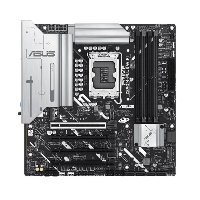 Tarjeta madre ASUS PRIME Z890M-PLUS WIFI, LGA 1700, DDR5, micro-ATX, PCIe 5.0, USB 3.2, WiFi 7, Bluetooth 5.4 – PRIME Z890M-PLUS WIFI