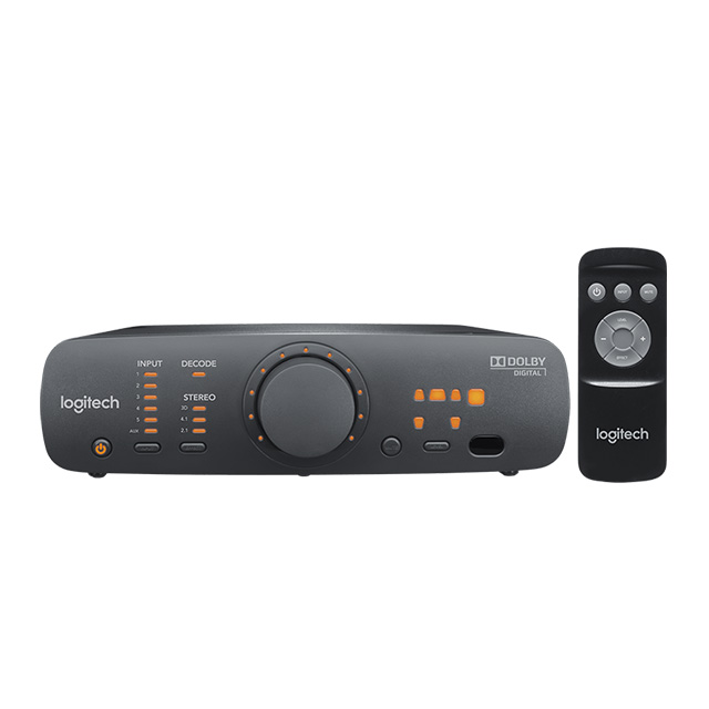 Telecomando IR Sostitutivo Per Logitech Z906 5.1 – 10 Metri Di Portata, Nero ABS