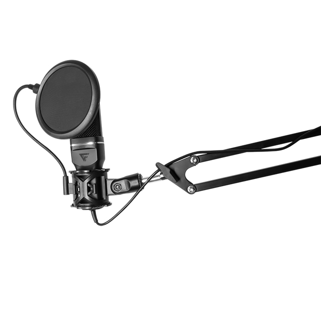 Brazo para Microfono/Camara GameFactor MAG500, Ajustable, Estructura Metalica