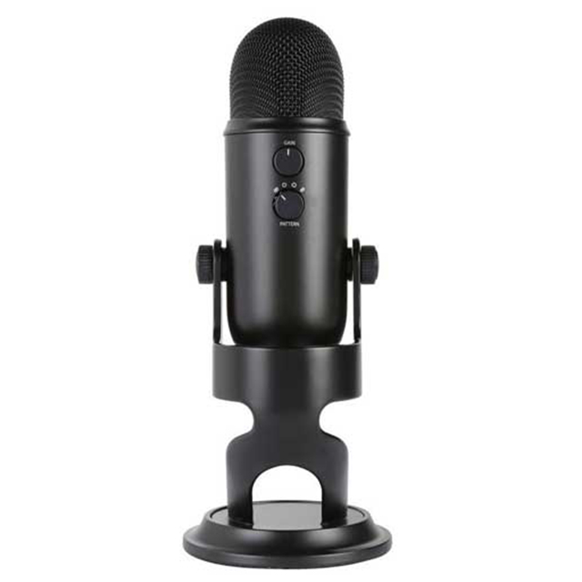 Microfono Blue Yeti Black, Plug-And-Play USB (Logitech)