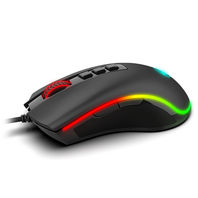 Mouse Gamer Redragon Cobra Chroma-M711, RGB, Alámbrico, 10,000 DPI, 8 Botones Progamables, Pixart P3325 óptico