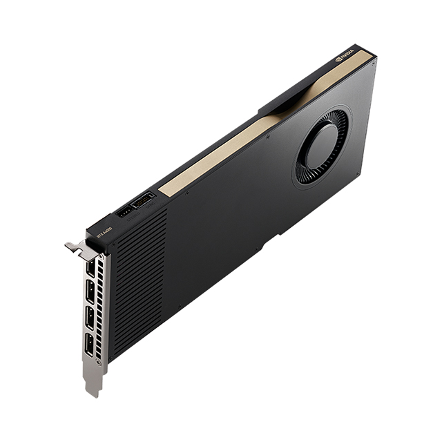Tarjeta de video Nvidia PNY Quadro RTX A4000 16GB GDDR6, 6,144 Cuda Cores, PCIe 4.0, Arquitectura Ampere, x4 Displayport, Bulk - VCNRTXA4000-BLK