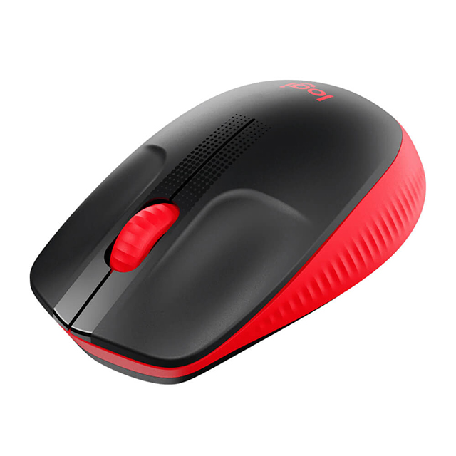 Mouse Inalámbrico Logitech M190 Rojo - 910-005904 