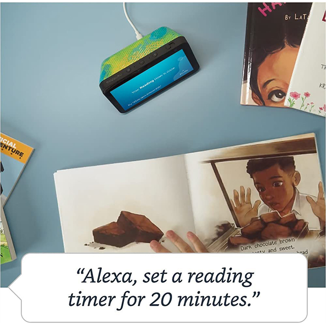 Amazon Echo Show 5 2da Gen Kids | Pantalla Inteligente HD con Alexa | Cámara | Diseñada para niños | Control parental | Verde