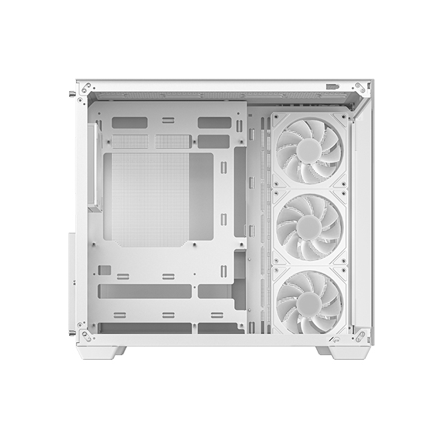 Gabinete DeepCool CG530 4F WH, Blanco, 4 Ventiladores ARGB, Cristal Templado, ATX, Doble Cámara - R-CG530-WHADA4-G-1
