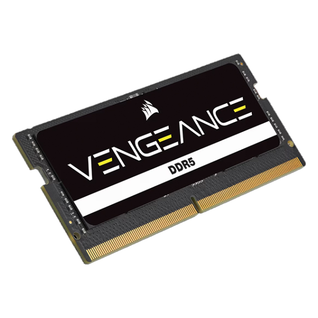 Memoria RAM Corsair Vengeance, 96GB, 2x48GB, DDR5, 4800MHz, SO-DIMM, Negro - CMSX96GX5M2A4800C40