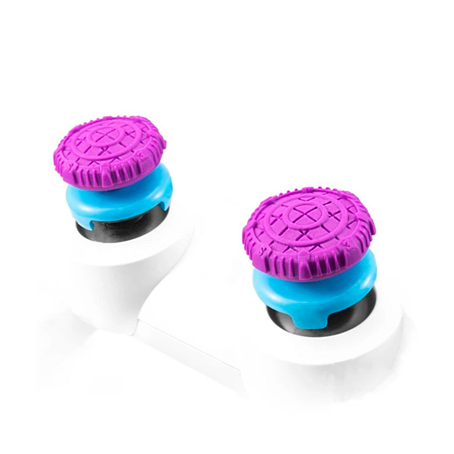 KontrolFreek - Battle Royale - para PS4 y PS5 | Performance Thumbsticks | 2 Alturas Elevadas, Precisión y Agarre Mejorados | Morado