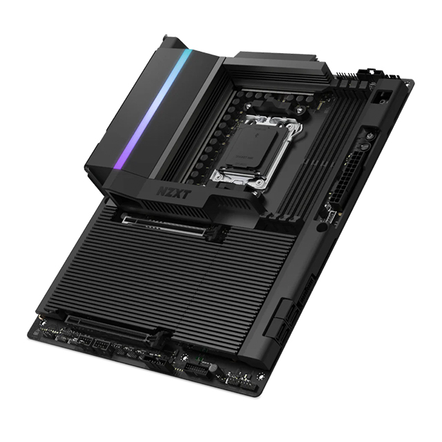 Tarjeta Madre NZXT N9 X870E, ATX, AMD AM5, DDR5 8000+ MHz, 4x M.2 (1x PCIe 5.0, 3x PCIe 4.0), PCIe 5.0, Wi-Fi 7, USB 4.0, RGB - N9-X87XT-B1