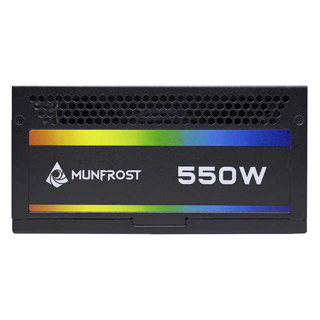 Fuente de Poder Munfrost Power Box RGB-550, 550w, 80 Plus Gold