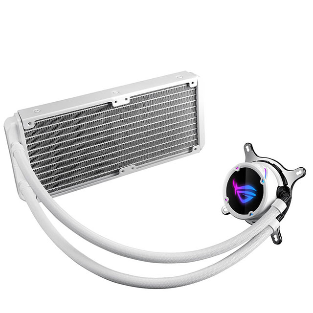 Enfriamiento Liquido Asus ROG Strix LC 240 RGB White Edition, 240mm, Aura Sync - ROG STRIX LC 240 RGB WHITE EDITION