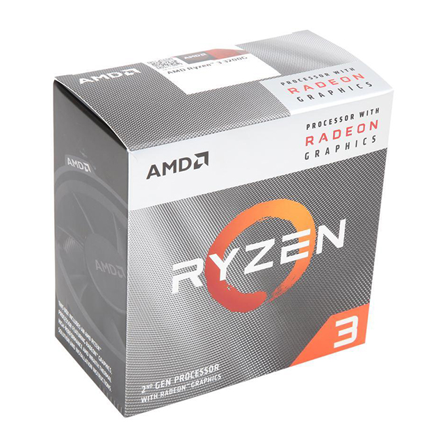 Procesador AMD Ryzen 3 3200G, 4 Cores, 4 Threads, Radeon Vega 8 Graphics, 3.6Ghz Base, 4.0Ghz Max, Socket AM4, Wraith Stealth - YD3200C5FHBOX