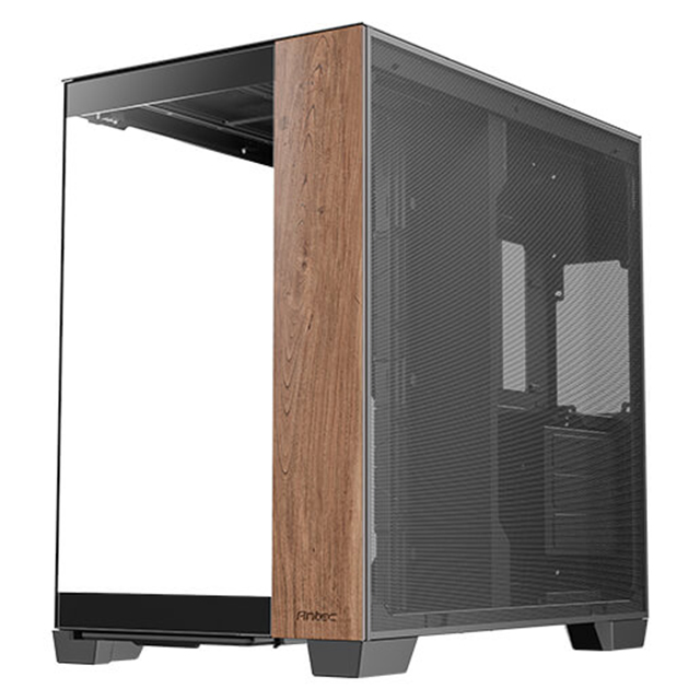 Gabinete Antec Constellation C8 Wood, E-ATX, Cristal templado/Madera, Sin fuente, 1x USB-C, 2x USB 3.0, Negro - 0-761345-10079-3